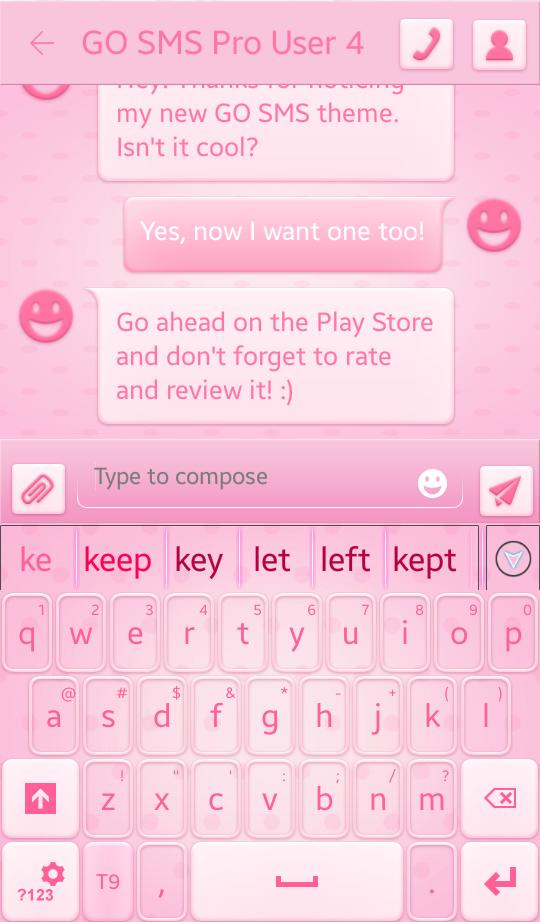 Pink Spots Keyboard