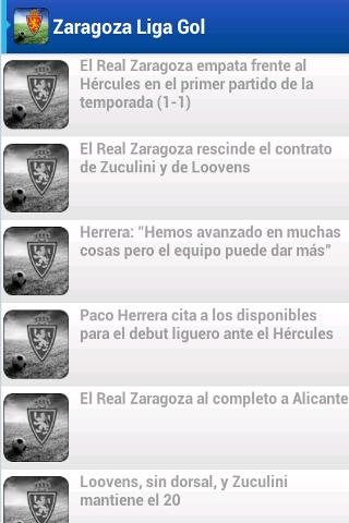 Zaragoza Liga Gol
