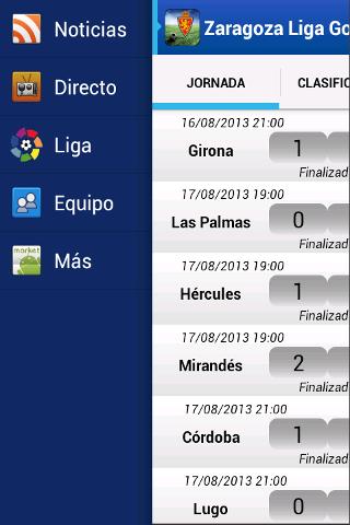 Zaragoza Liga Gol