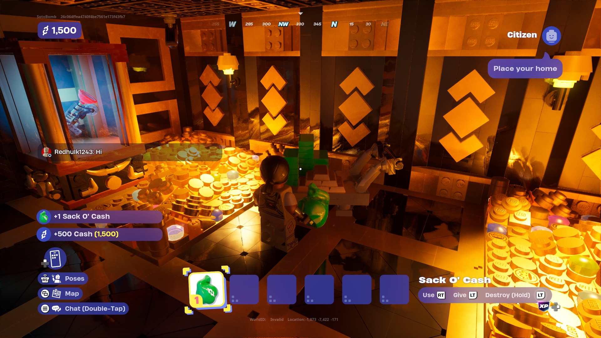 วิธีบุกเข้าไปใน Bank Vault & Steal A Sack O Cash ใน LEGO FORTNITE BRICK LIFE