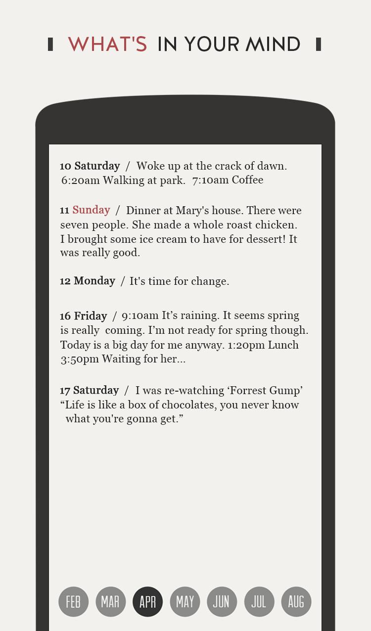 DayGram - One line a day Diary