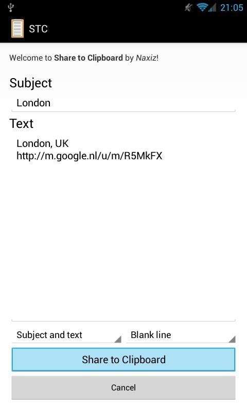 Share to Clipboard