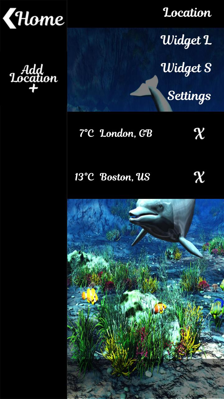 Dolphin Clock And Weather