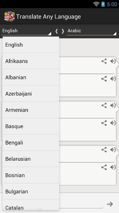 Translate Any Language
