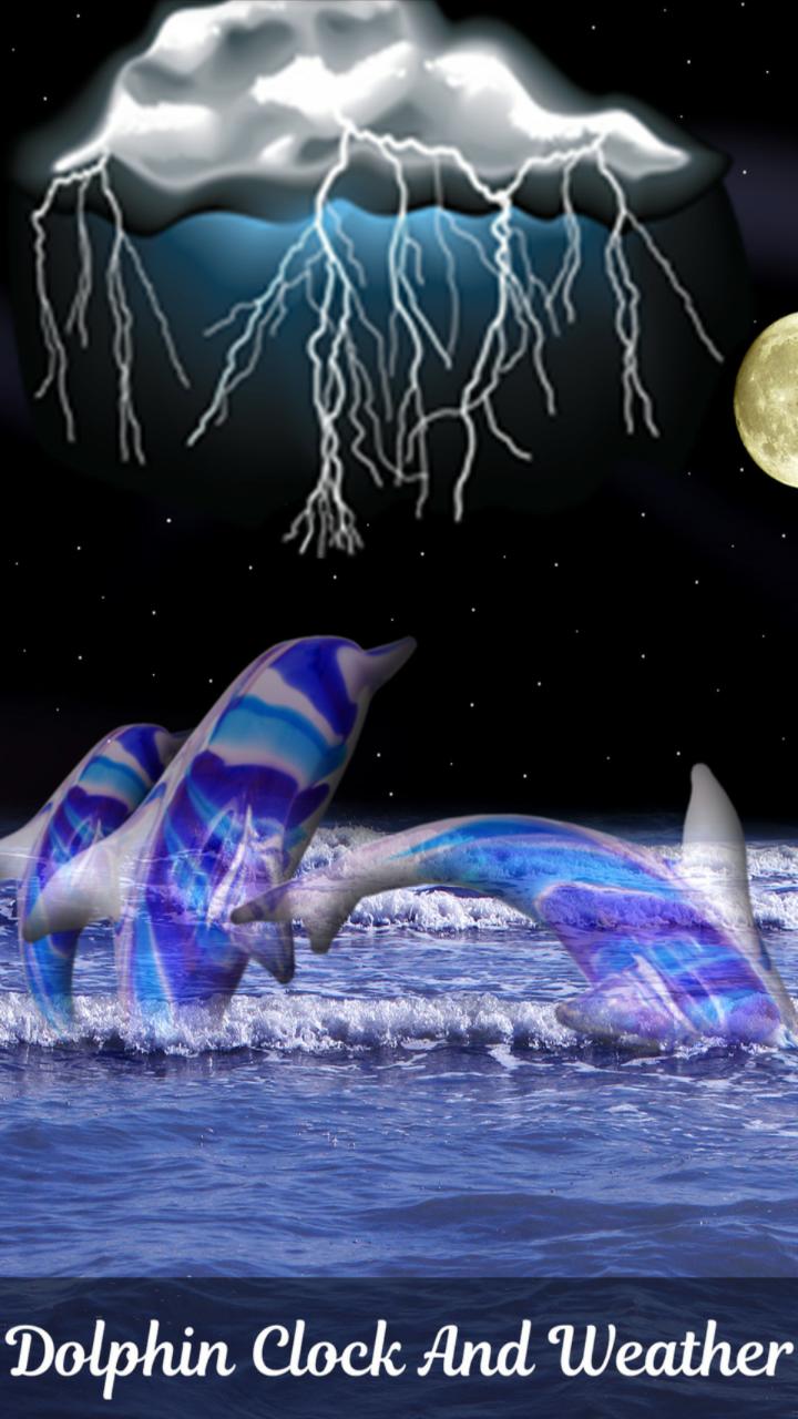 Dolphin Clock And Weather