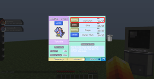 Pokémon Gui 인터페이스 화 빨간 버전 Pixelmon Guis Fire Red Inspired
