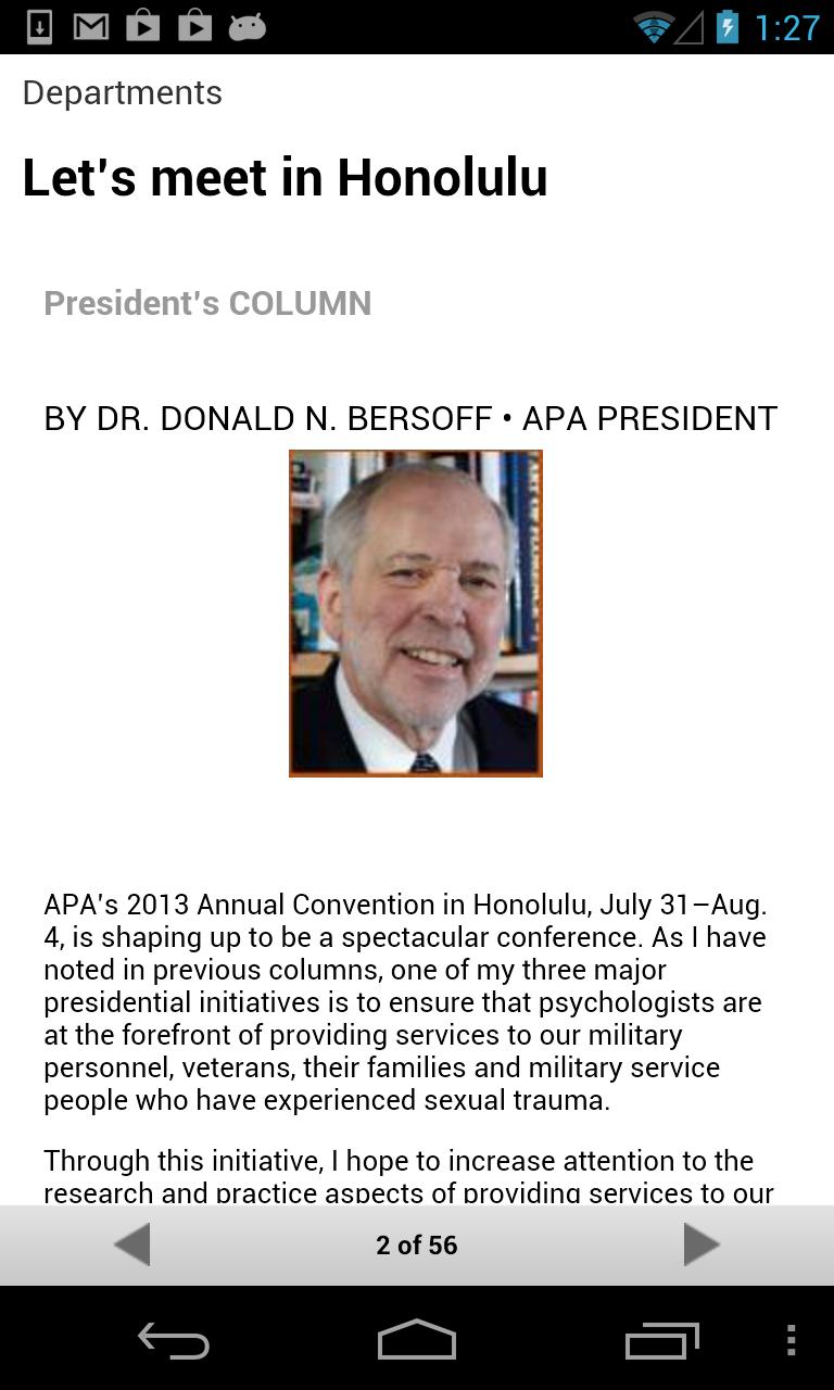 APA Monitor