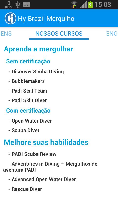 Hy Brazil Mergulho