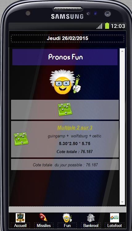 PRONOS GAGNANTS