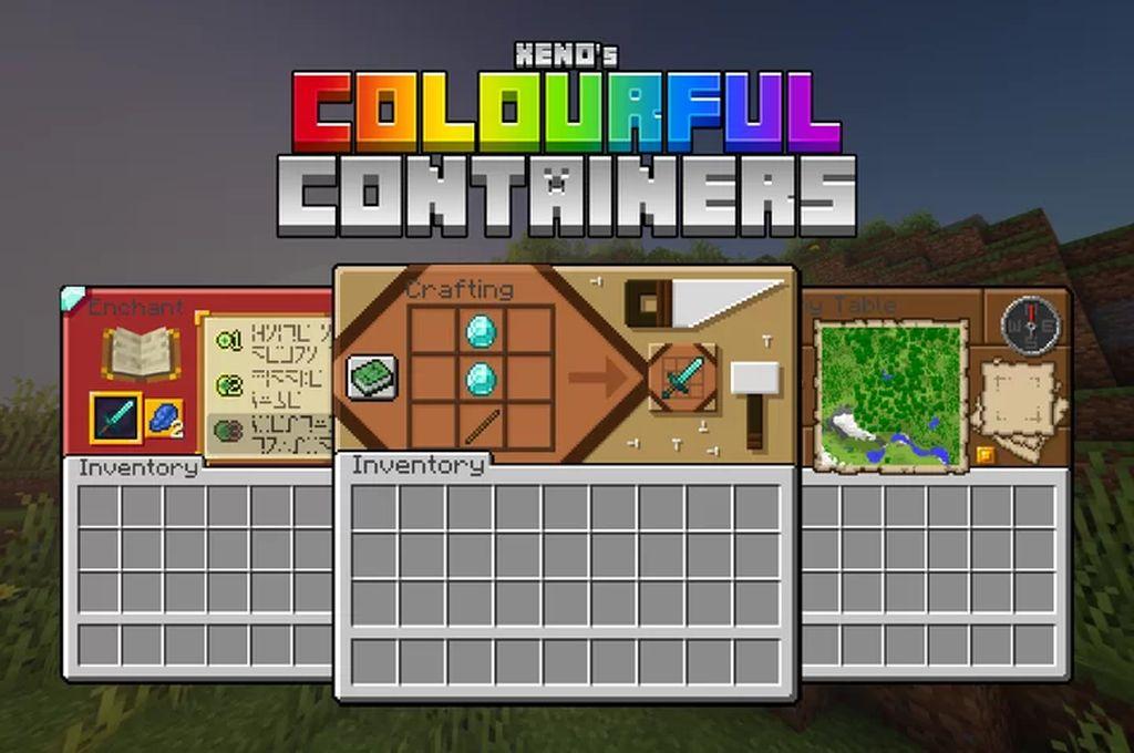 Farbenfrohe Container -GUI -Ressourcenpaket (farbenfrohe Container -GUI)