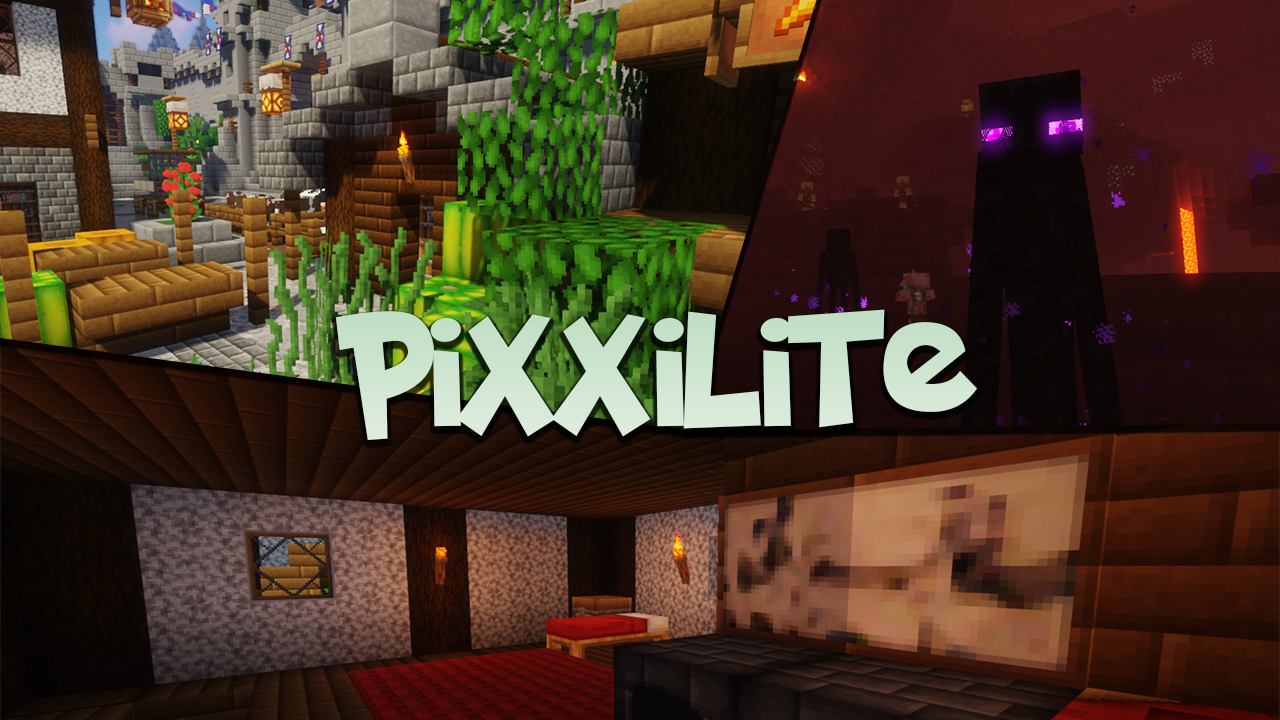 Minecraft pixxiliteリソースパック