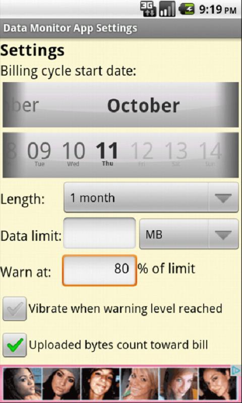 Data Monitor App