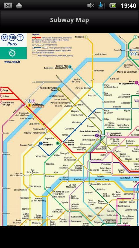 Paris Subway Map