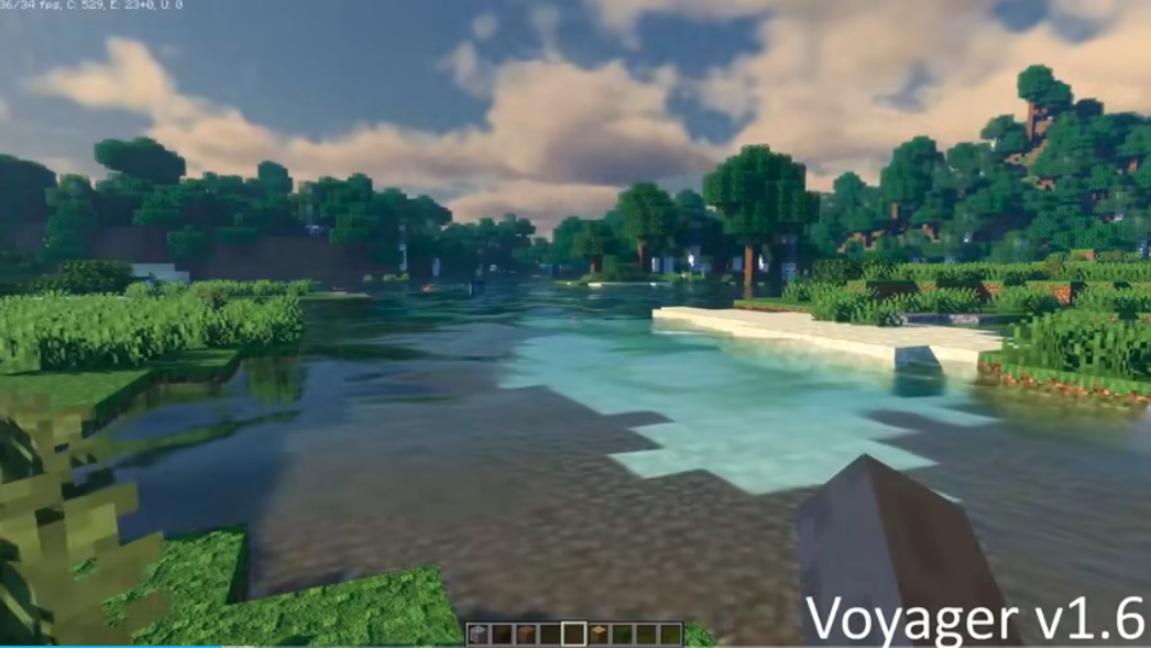 Pack de lumière et matériau d'ombre Minecraft Voyager