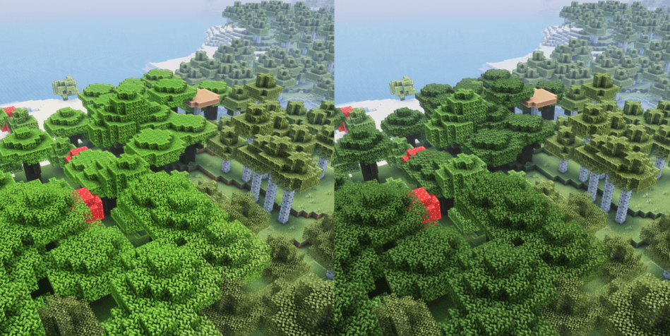 Pacote de material de baunilha natural do Minecraft |