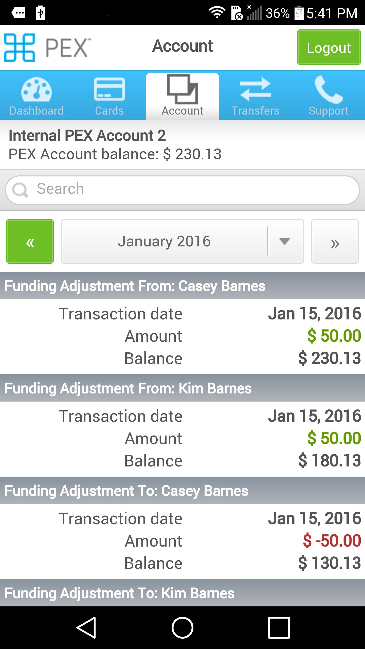 PEX Admin