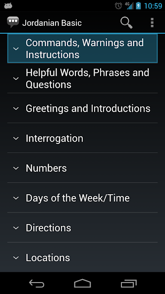 Jordanian Basic Phrases