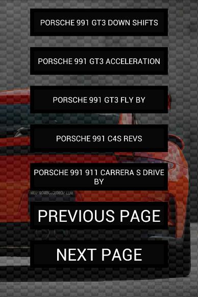 Engine sounds of 991