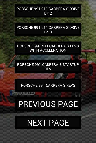 Engine sounds of 991