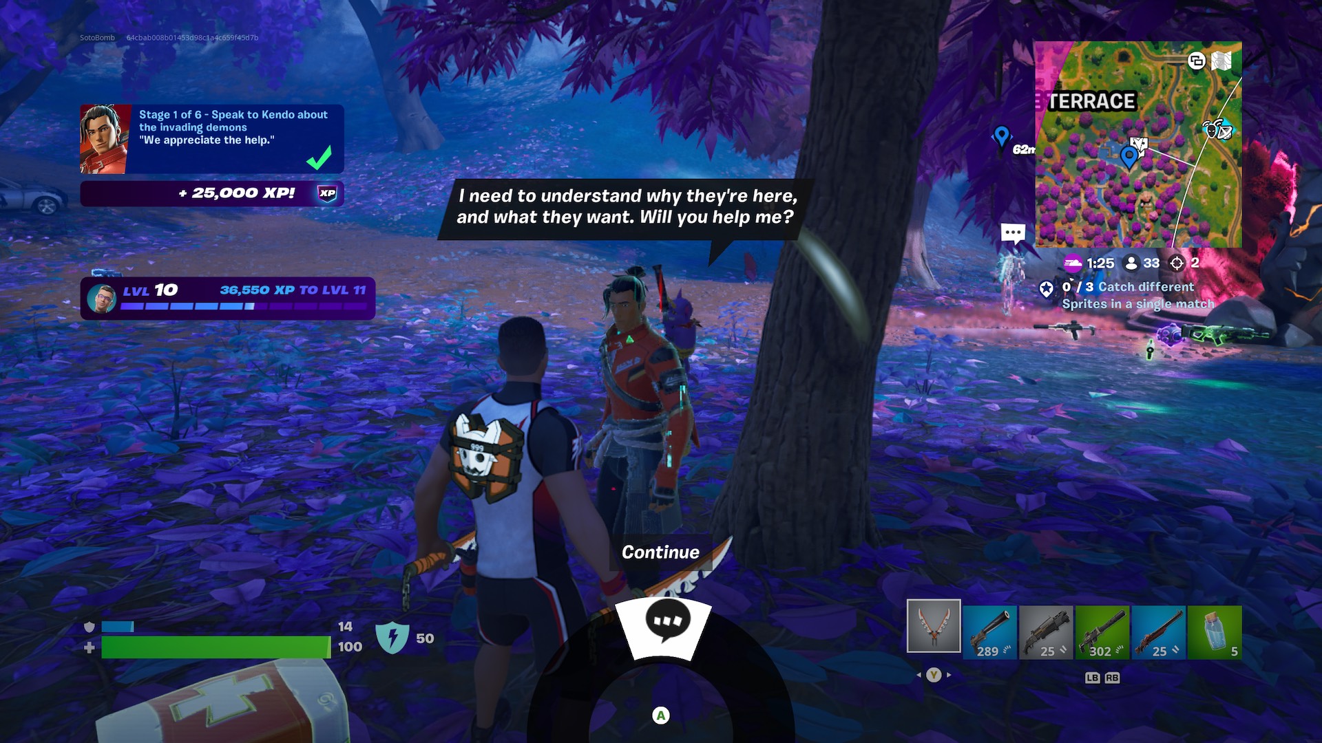 如何与Kendo谈论Fortnite入侵的恶魔