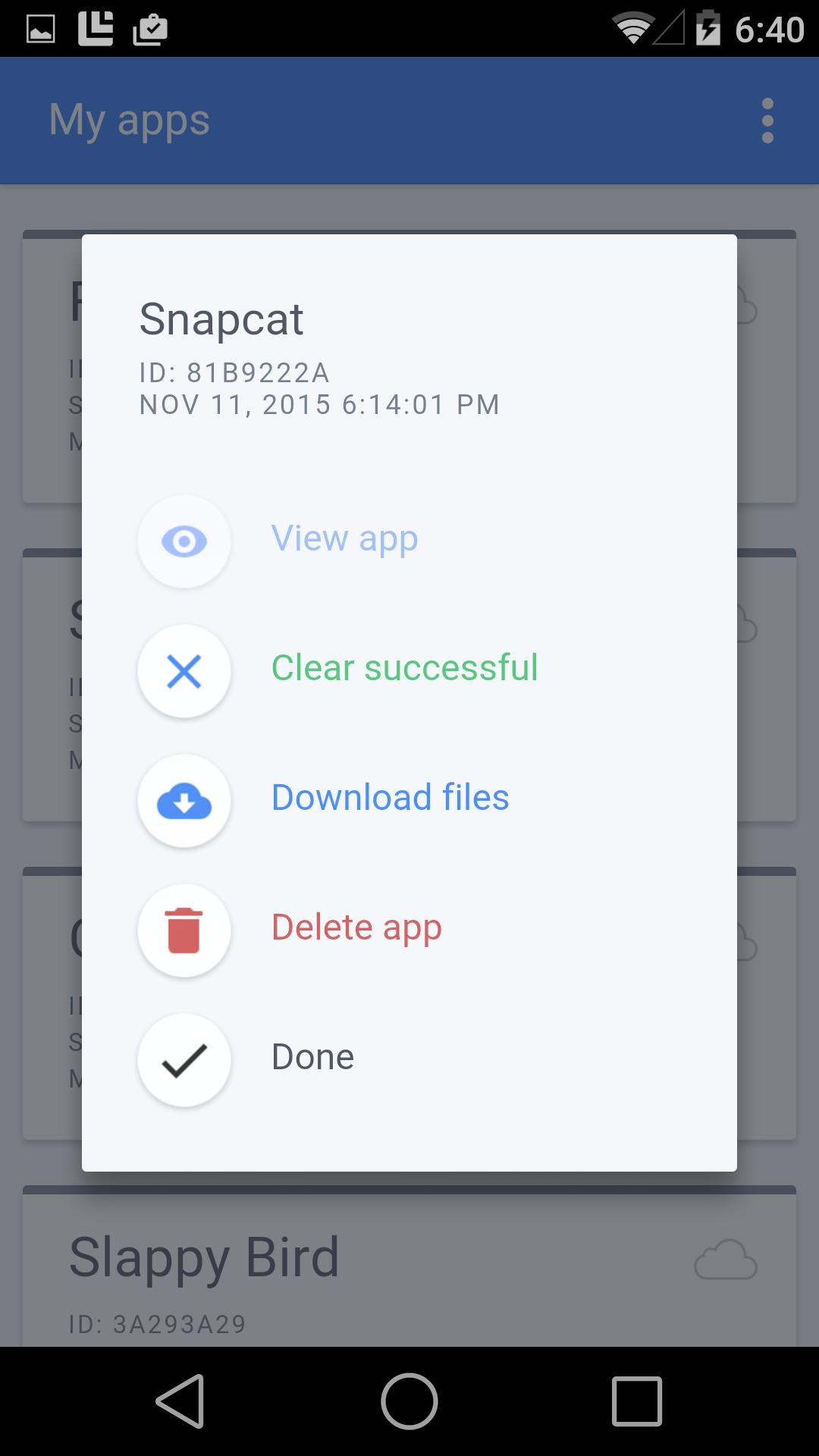 Legacy Ionic View