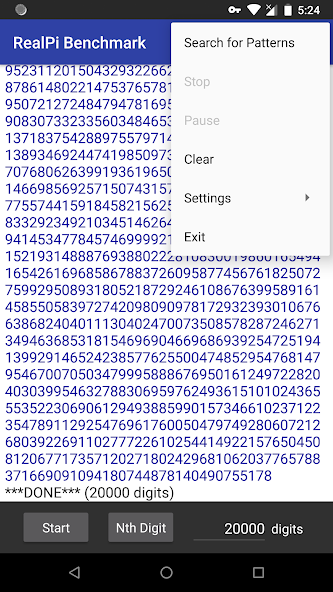 Real Pi Benchmark