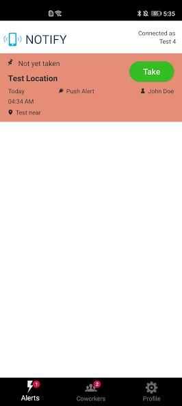 Notify Nurse Call