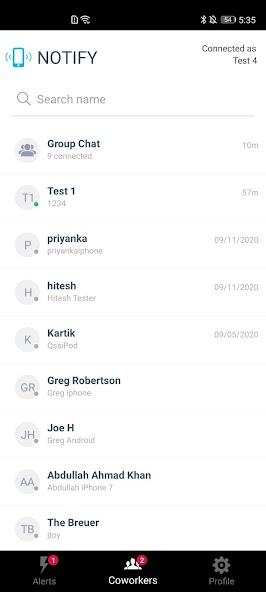 Notify Nurse Call