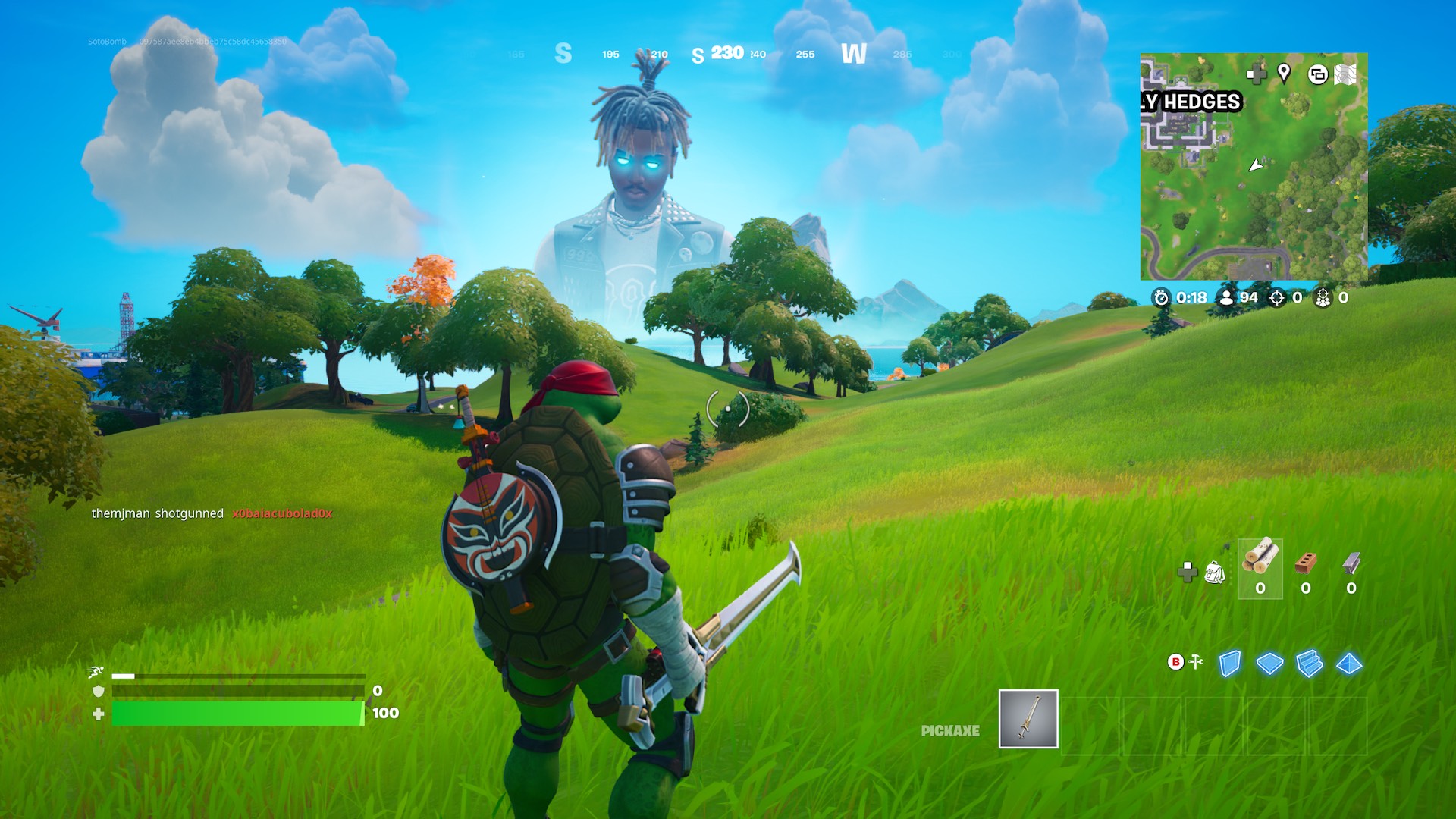 ¿Dónde está Juice Wrld en Fortnite?