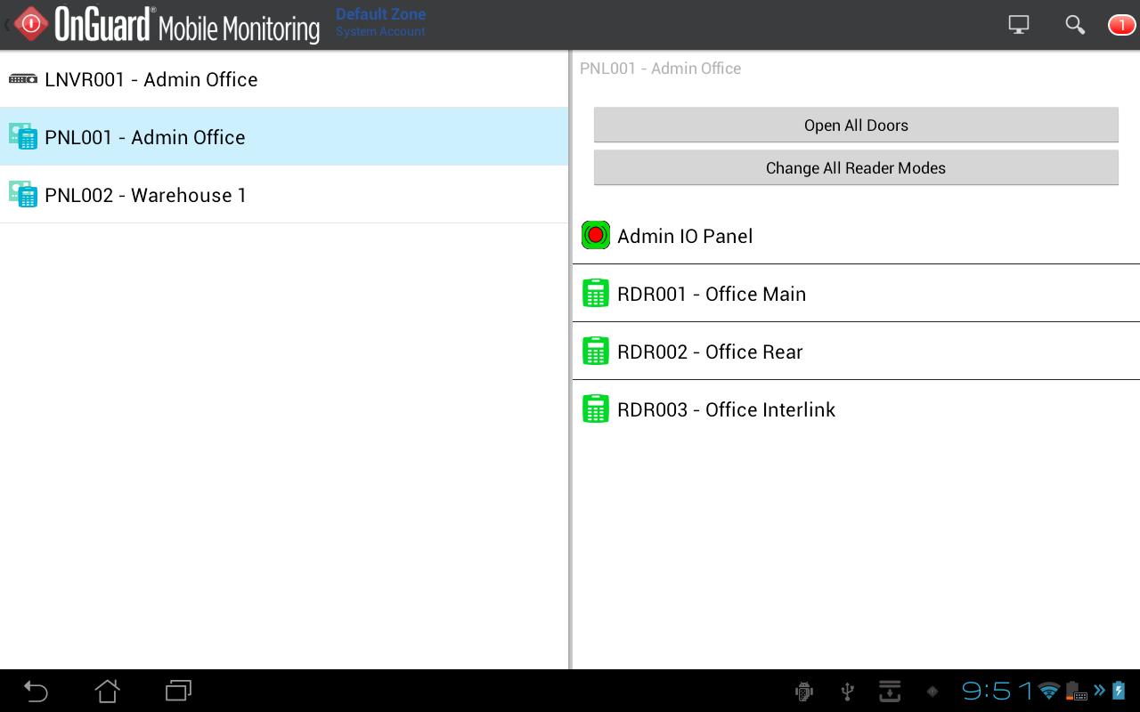 OnGuard Mobile Monitoring
