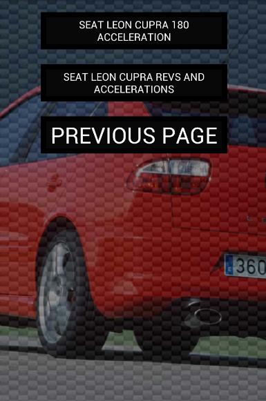 Engine sounds of Leon
