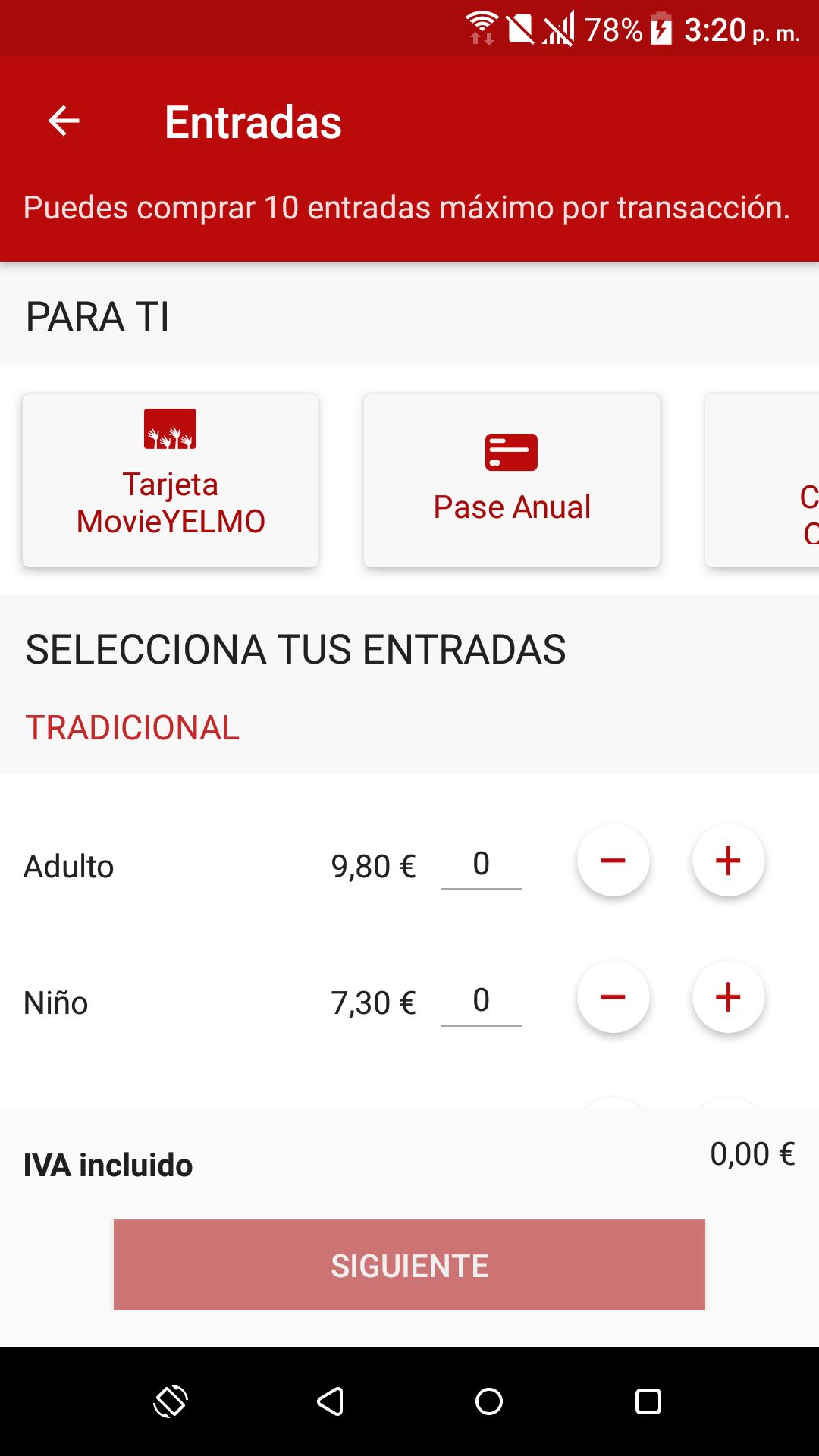 Yelmo Cines App