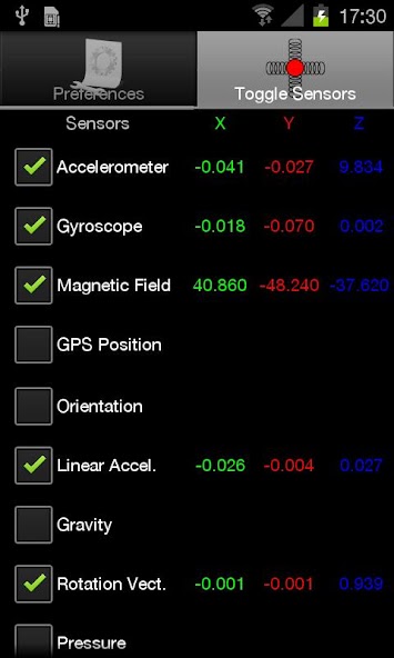 Sensorstream IMU+GPS
