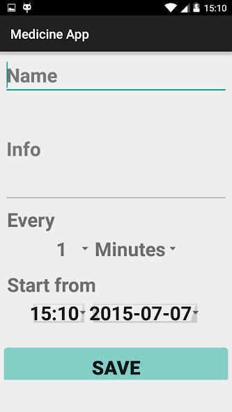 Medicine Alarm App