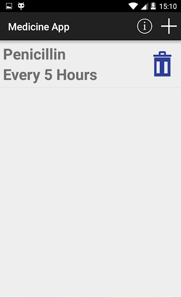 Medicine Alarm App
