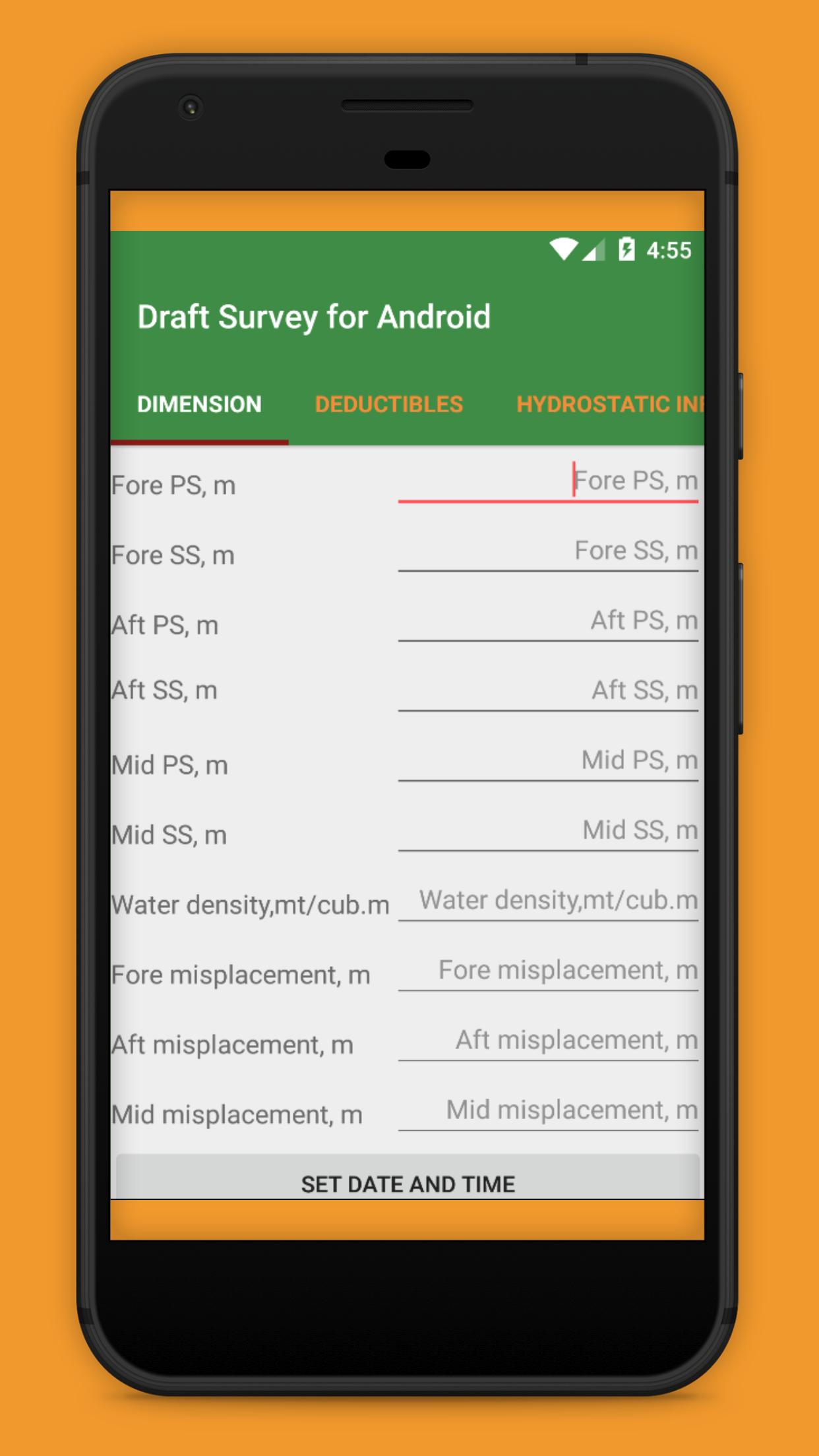 Draft Survey for Android