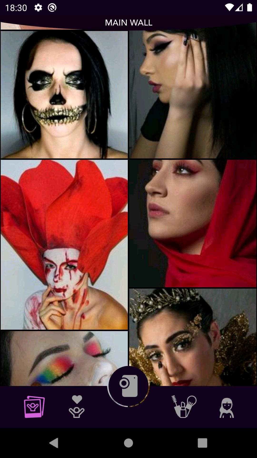 Facechart. Makeup & Looks