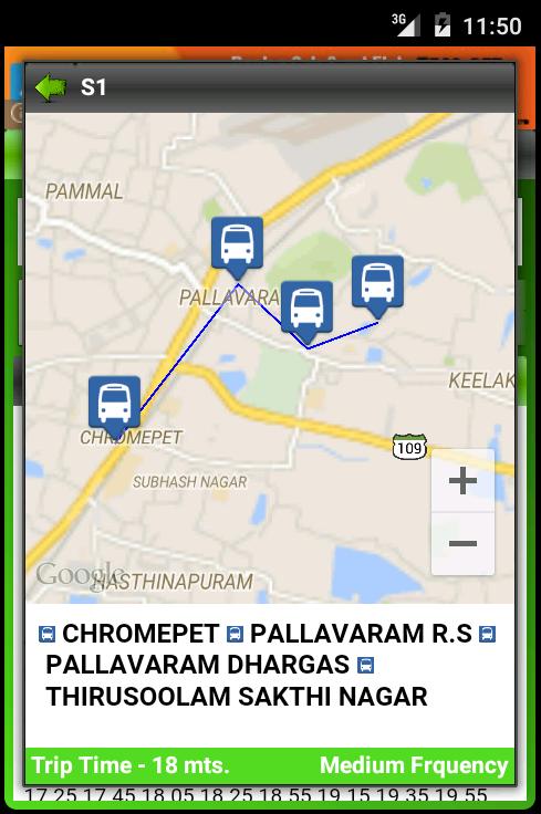 MTC Bus Route Lite