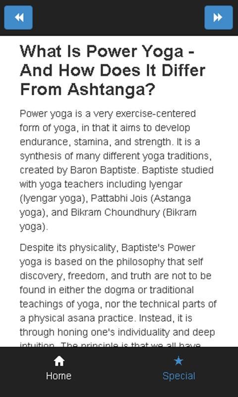 power yoga