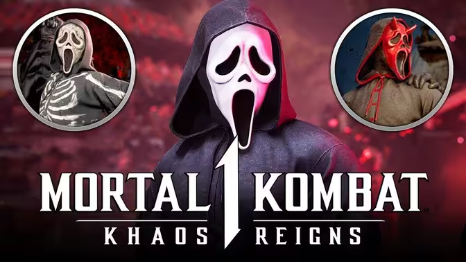 Le film "Mortal Kombat 1" Ghost Face "sera lancé le 19 novembre, le deuxième package de personnages supplémentaires sera inclus dans 6 caractères.