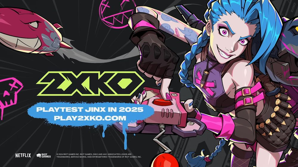 "League des légendes" Game de combat de fond "2xko" a exposé un nouveau personnage [Jinx] Bande-annonce promotionnelle pour avoir un aperçu du style de combat de Jinx