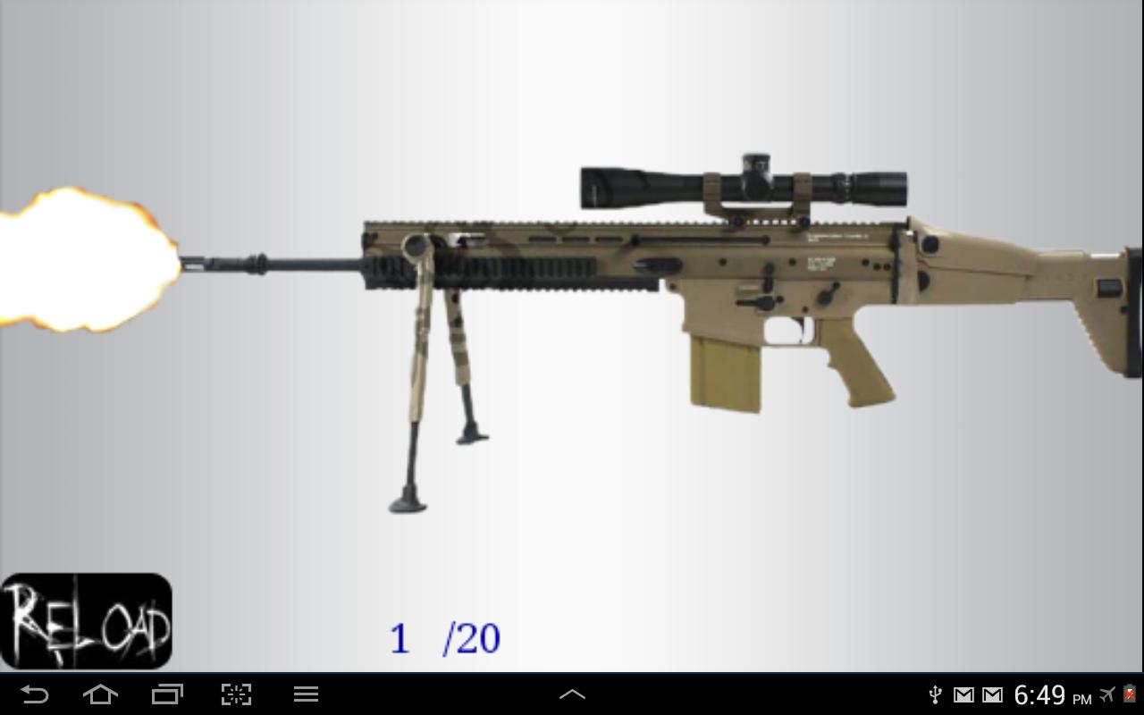Gun Sounds on Shake