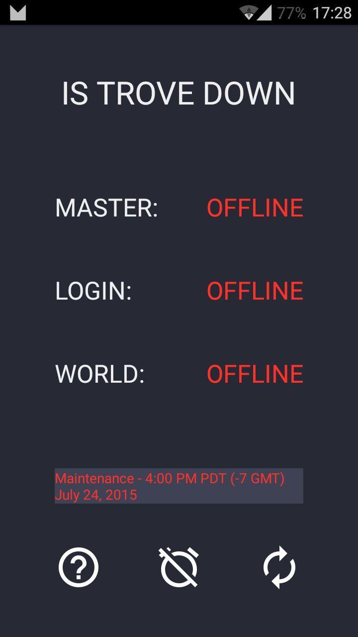 Is Trove Down