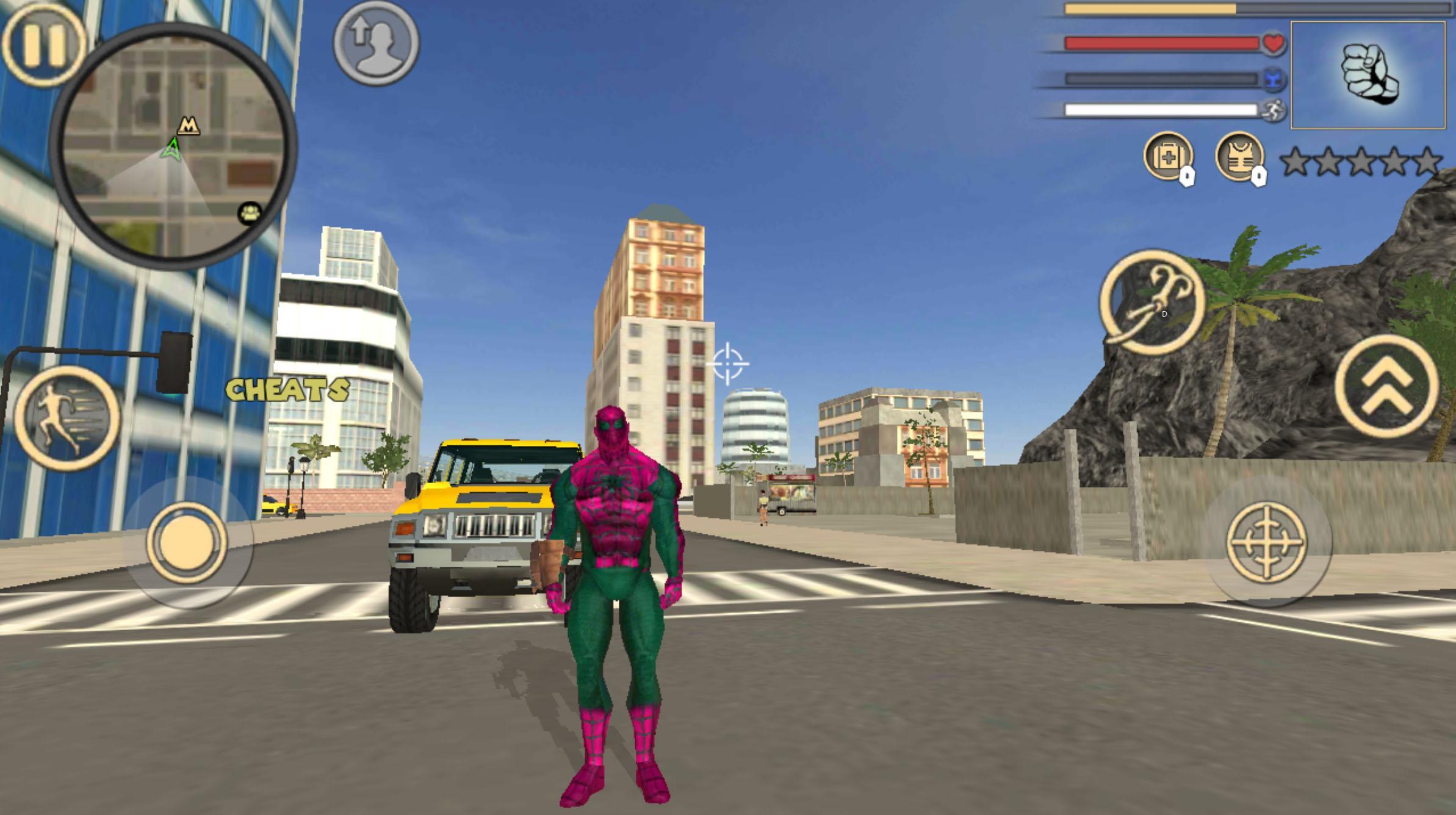 Amazing Spider Rope Hero Ninja Strange Crime
