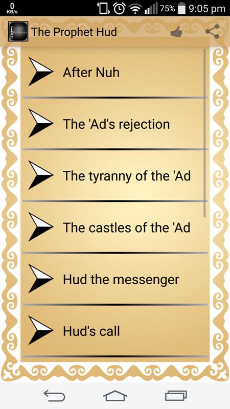 The Prophets' stories in Islam