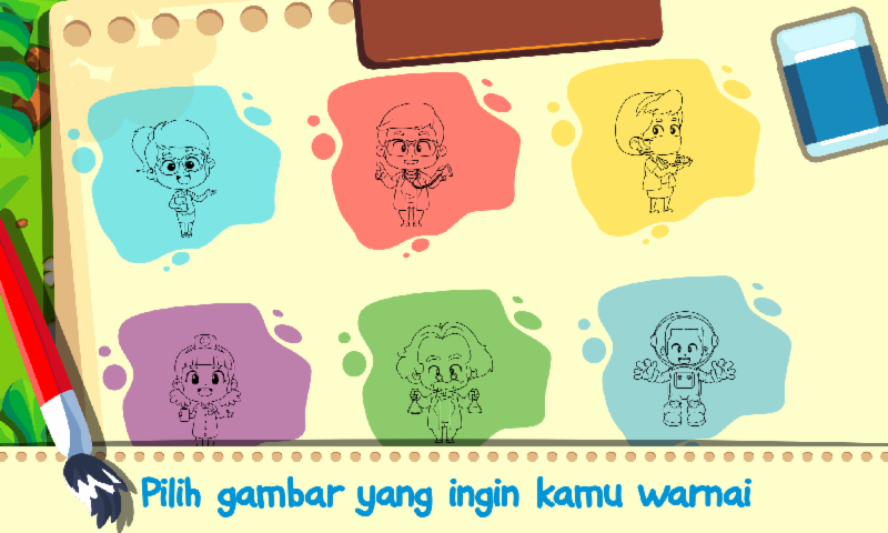 Marbel Mewarnai : Profesi