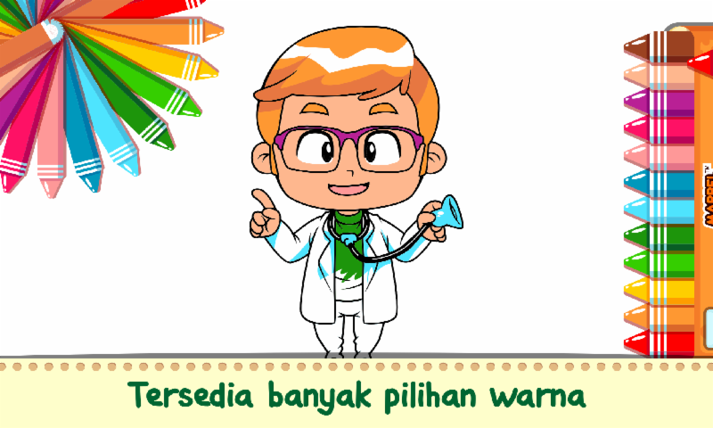 Marbel Mewarnai : Profesi