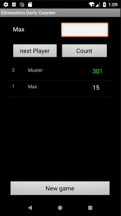 Elimination Dart Counter