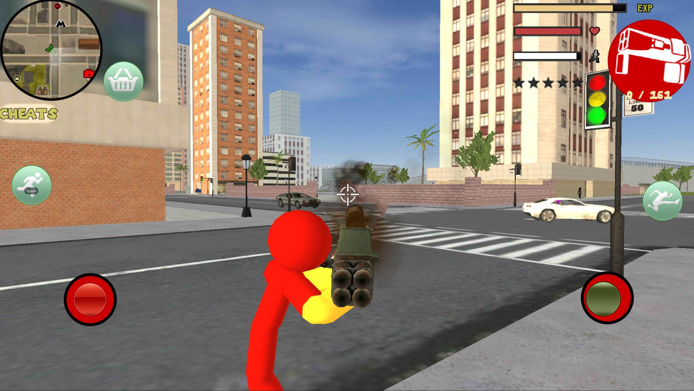 Iron Stickman Rope Hero Gangst