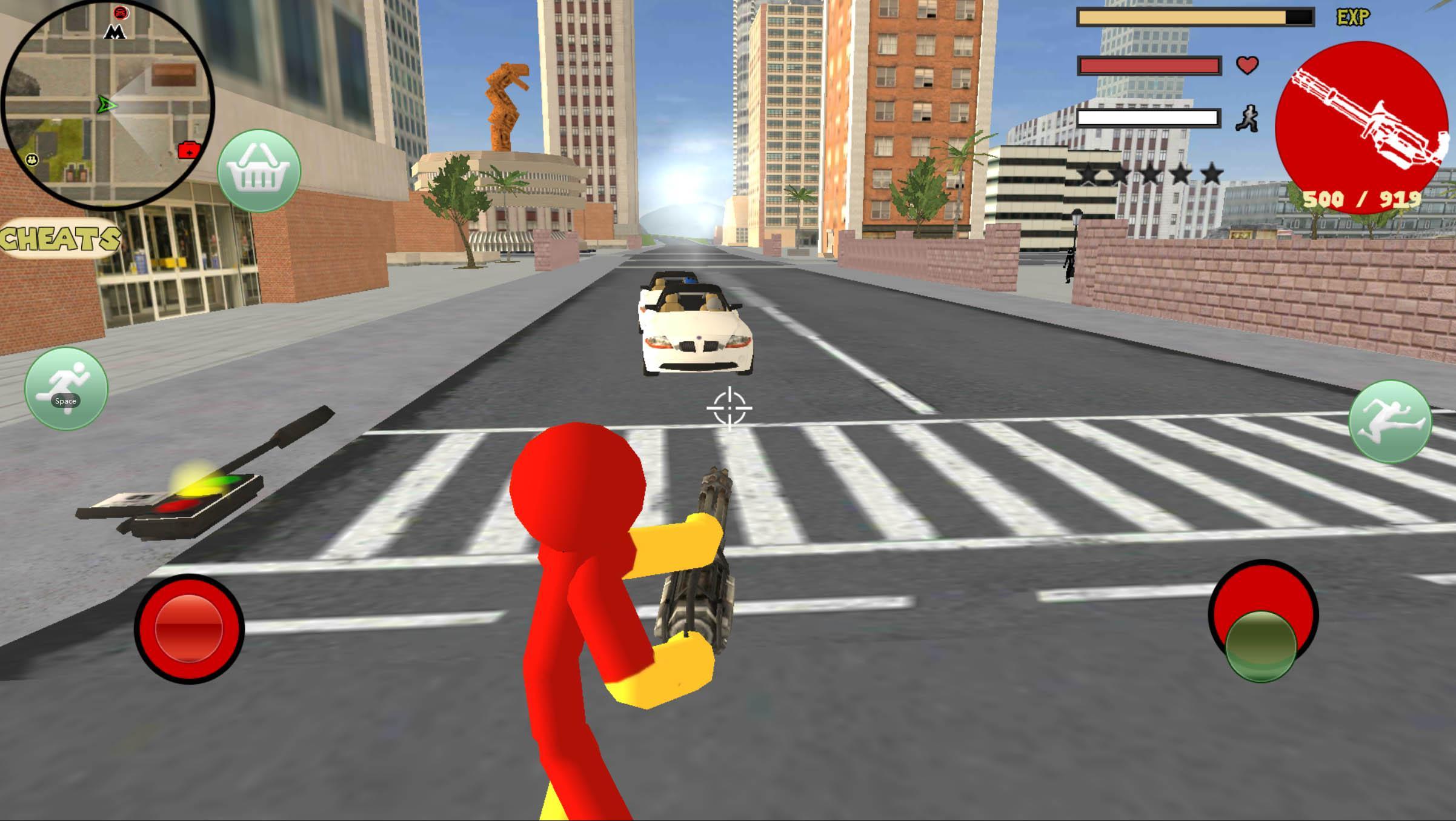 Iron Stickman Rope Hero Gangst